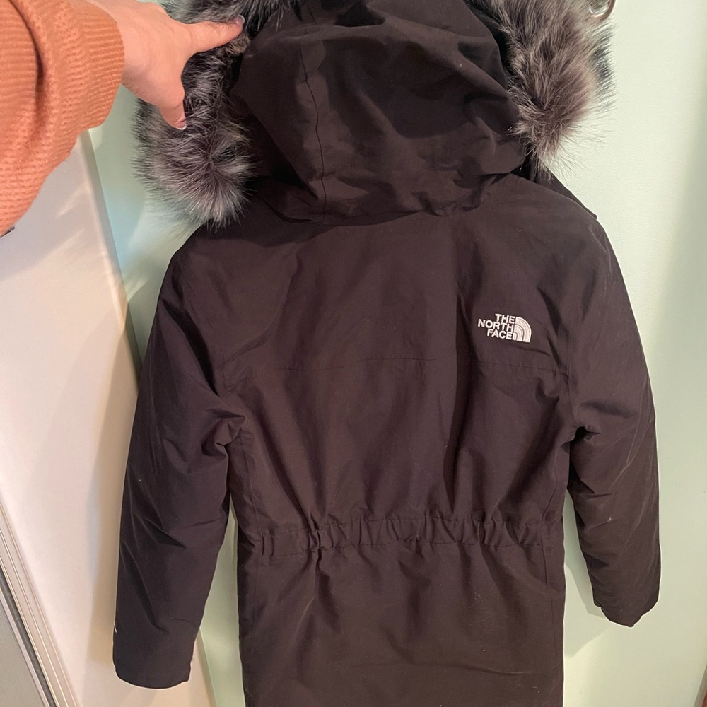 The North Face Women’s Black Jacket with Faux Fur Hood